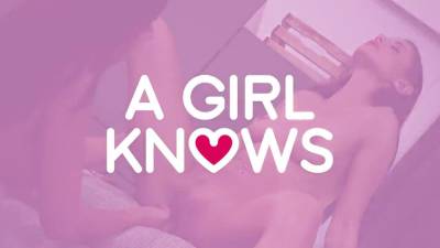 A GIRL KNOWS - Straight Girls Seduced Into Lesbian Threesome - sexu.com - Spain