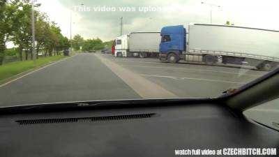 Real Whore Get Paid For Sex Between Trucks - hclips.com