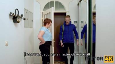 Algebra Lesson Culminates For Mature Tutor With Unplanned Sex - upornia.com