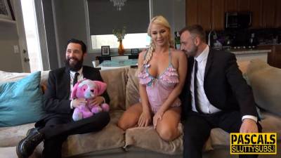 Sadism blonde throats shaft and nails - sexu.com