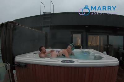 Eating My Husbands Asshole For The First Time In The Hot Tub - hclips.com