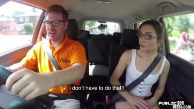 Italian Babe Publicly Doggystyled In Car - upornia.com - Italy