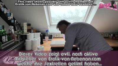 German Amateur Teen Fucks Old Man In Kitchen - hclips.com - Germany