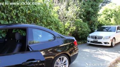 Rich Stepmom Kortney Fucks On Bmw M3 Sports Car - upornia.com