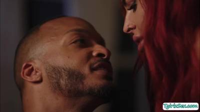 Busty shemale butt fucked by black boyfriend - fetishpapa.com