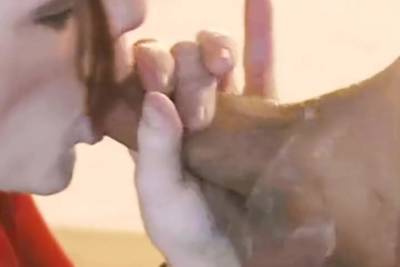 Redhead Smoker Pays Off Pool Bet With A Blowjob - upornia.com