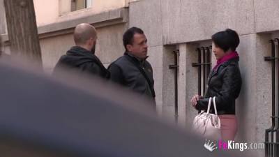 Picking A Latina Up In The Street Posing As Policemen - upornia.com