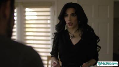 Tranny Ariel fucks her horny stepbro - fetishpapa.com