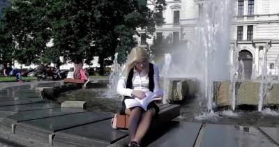 Pipe riding ends with lots of sultry Katya's orgasms - icpvid.com