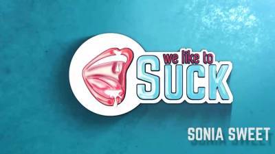 Playful Sonia Sweet Takes Cumshot Over Her Ass - nvdvid.com