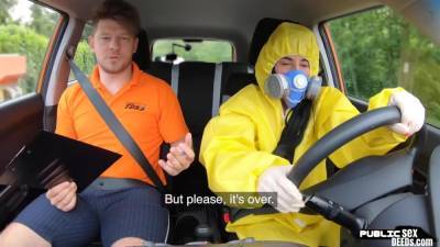 Student driver publicly blows instructor before fucking - hotmovs.com