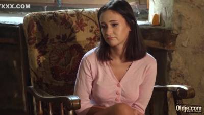 Brunette Rough Sex With Horny Grandpa - Gina Ferocius - hotmovs.com