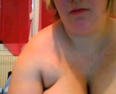 bbw blond with E cup boobs - nvdvid.com