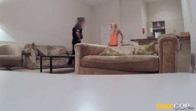 Monty - Pervert in Cop Uniform Fucks Blonde - porntry.com