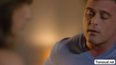 Bigtits shemale barebacks her mistress - fetishpapa.com