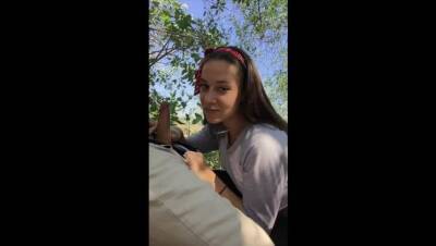 Cassidy Klein - girl gives head in the middle of a hike - porntry.com