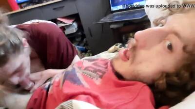 Submissive Twink Cole draining my penis - drtuber.com