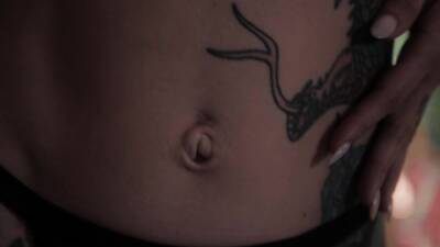 Derrick Pierce - Vanessa - Tattooed Latina Alt Babe Vanessa Vega Strips her Fishnets - drtuber.com