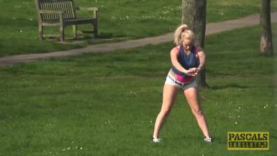 PASCALSSUBSLUTS - UK Blonde Lousie Lee Anal Fucked Roughly - txxx.com - Britain