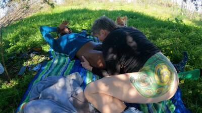 Fucking A Vegan Lady In The Park Under A Tree. 4k - upornia.com