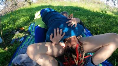 Fucking A Vegan Lady In The Park Under A Tree. 4k - upornia.com