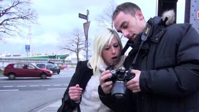 ARROGANT GERMAN BLONDE IS CONVINCED TO SEX WHEN FLIRTING - nvdvid.com - Germany