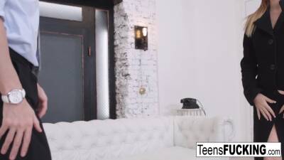 Naturally busty Lana takes it in the ass - sexu.com