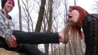 feet worship - Lezdom, Dirty Feet Worship - upornia.com - Usa