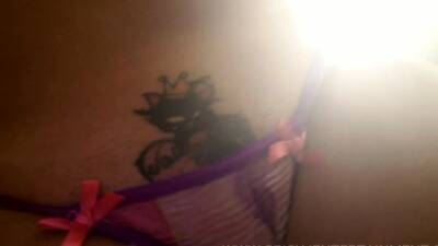 Horny Blonde Tgurl shows off her big ass then masturbate - nvdvid.com