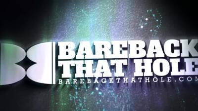 BAREBACKTHATHOLE Gay Arturo Santos And Jesse Ferrer Bareback - drtuber.com