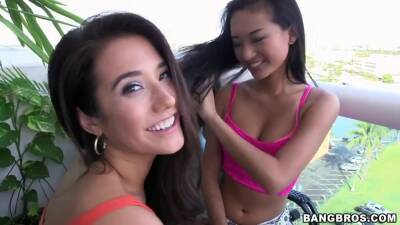 Eva Lovia - Sasha - Amateur Lesbians Fuck With Sasha Meow And Eva Lovia - hclips.com