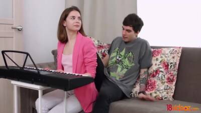 Bella Gray - Bella Gray - Music Lesson And Anal With Tutor - upornia.com