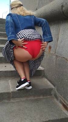 Happy Hairy Flasher - Ladyfoxxx - hclips.com