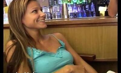 Hairy Teens in Bar - sunporno.com