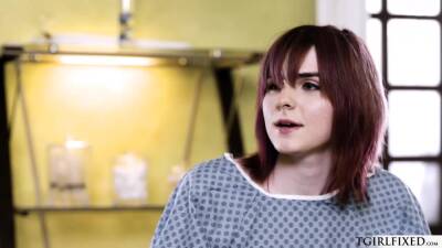 Busty milf doctor gets fucked by tgirls - fetishpapa.com