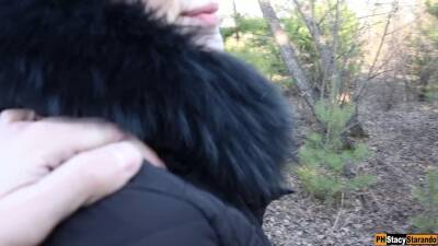 A Man Noticed How I Masturbated In The Forest And Fucked Me! - sunporno.com - Russia