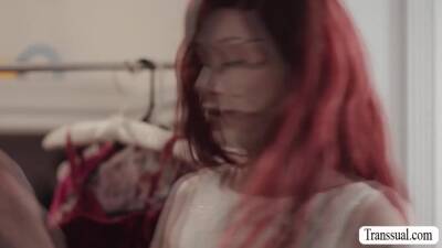 Strict stepdad analed his TS stepteen - fetishpapa.com