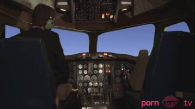 Stewardess With Big Boobs Sucks Pilots Shlong - upornia.com