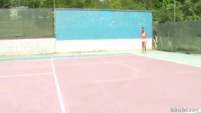 Isabella Chrystin - Playing Tennis - Isabella Chrystin - upornia.com