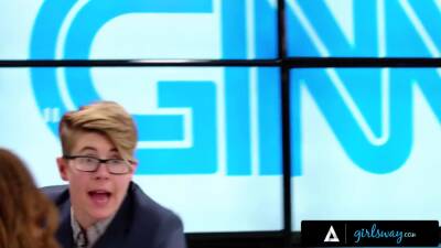 You Cant Do This! We Are Live On Tv! - upornia.com