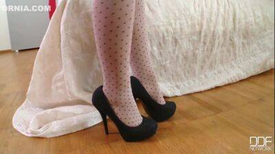 Stella - Stocking Goddess Stands Before Us! - Stella Jones - upornia.com