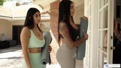 Pawgs Have Lesbian Sex In A Private Yoga Lesson On Pornhd - upornia.com