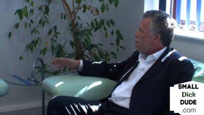 Smalldick Senior Jerked Off In Cfnm 3way - upornia.com