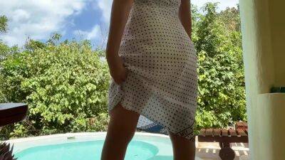 Wearing My Diaper In The Pool - hclips.com