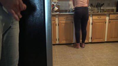 Stepmom Almost Caught Me But Finally I Cum Over Her Ass!!! - upornia.com