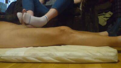 Footjob In Socks - hclips.com