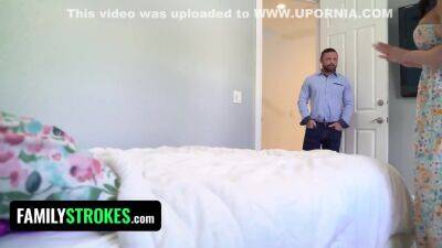 Naughty Teen Celebrated Easter With Her Stepparents - upornia.com