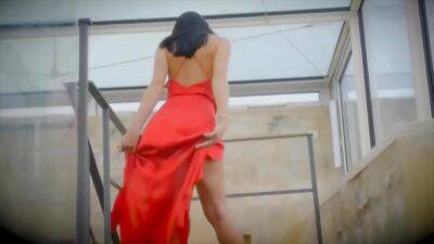 Clare Richards In Scarlet And Black - upornia.com