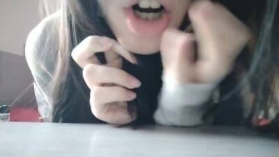 Giantess Uses Her Mouth To Play With Tinys - hclips.com