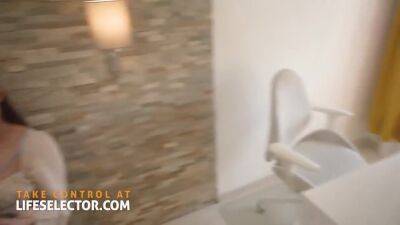 Geisha Kyd - Sybil - Geisha Kyd And Life Selector In Walking In On Lesbian Hotties Sybil And Leads To Threeway On Pornhd - upornia.com